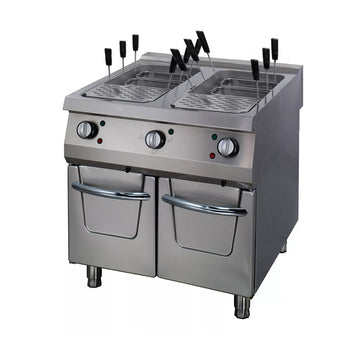 Fierbator paste, bolitor electric, 6 cosuri, 2x40L, 90cm, 380V, 24kW Aparatul de fiert paste are