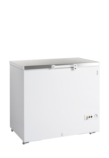 Lada congelator orizontala alba inox FR305SSL, 273 l Tefcold – lada congelator orizontala pentru produse congelate in restaurant si retail