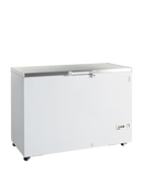 Lada congelator orizontala alba roti duble FR405ESL, 377 l Tefcold – lada congelator orizontala pentru produse congelate in restaurant si retail