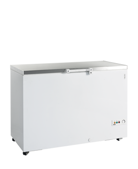 FR405S SL-Alb, 377 l, -24 to -14, 4 roți duble, Static, Nu, 230 W, C