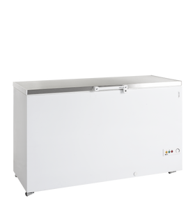 FR505S SL-Otel vopsit alb, 454 l, -24 la -14, 4 roți duble, Static, Da, 230 W, D