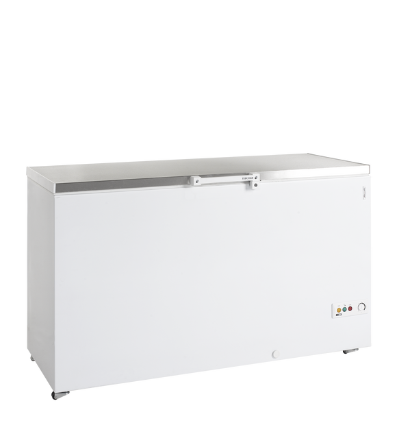 Lada congelator orizontala alba roti duble FR505ESL, 454 l Tefcold – lada congelator orizontala pentru produse congelate in restaurant si retail