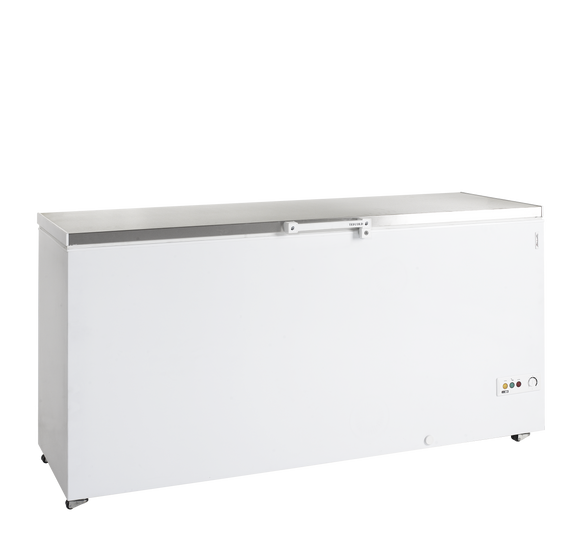 Lada congelator orizontala inox CF700SSL, 534 l, -24/-14C Tefcold – lada congelator orizontala pentru produse congelate in restaurant si retail
