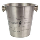Frapiera inox cu manere, 17 x 14 x 13 cm Frapiera din inox cu manere