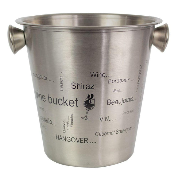 Frapiera inox cu manere, 17 x 14 x 13 cm Frapiera din inox cu manere