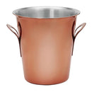 Frapiera inox cu manere, Ø21 x H20, finisaj cupru