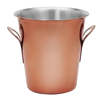 Frapiera inox cu manere, Ø21 x H20, finisaj cupru