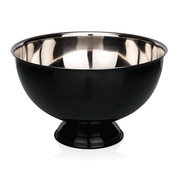 Frapiera inox, Ø38 cm, negru lucios, 10 L Frapiera de masa cu picior