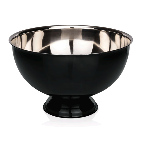 Frapiera inox, Ø38 cm, negru lucios, 10 L Frapiera de masa cu picior