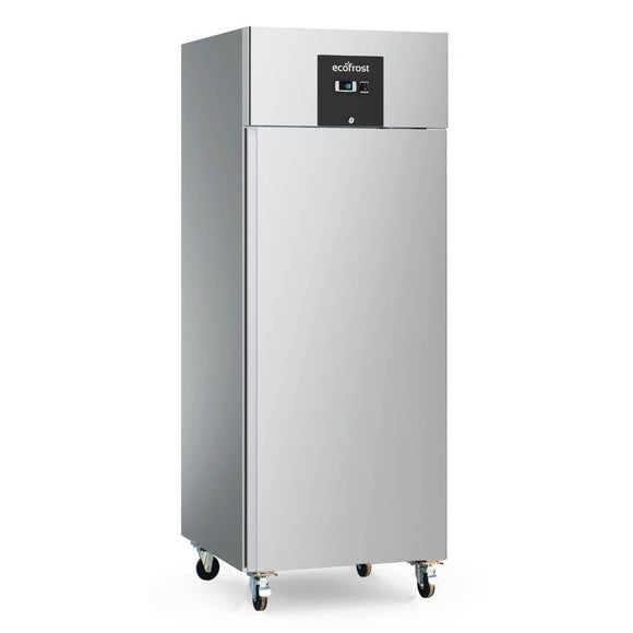 Frigider inox cu o usa, 2 8ºC, 600 Lt., racire statica, agent frigorific ecologic R290