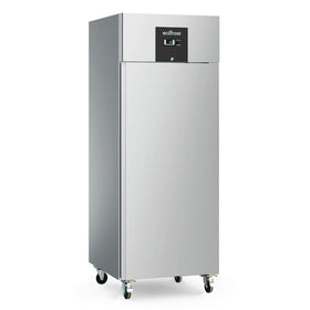 Frigider inox cu o usa, 2 8ºC, 650 Lt., agent frigorific ecologic R290
