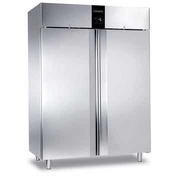 Frigider inox, GN 21, temperatura -2 10C, capacitate 1400 Litri, 2 usi, functii HACCP, setare umiditate, Classic 1500