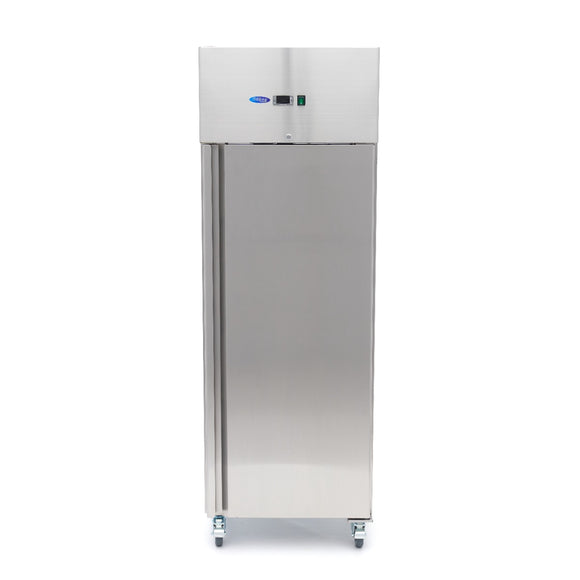 Frigider inox -210 C, 400 Litri, agent frigorific ecologic R290 Cu o capacitate bruta de
