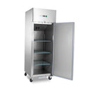 Frigider inox -210 C, 600 Litri, agent frigorific ecologic R290, cu roti, Frigiderul de 600 litri este