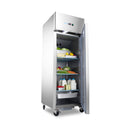 Frigider inox -210 C, 600 Litri, agent frigorific ecologic R290, cu roti, Frigiderul de 600 litri este