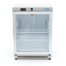 Frigider inox cu usa sticla, 08 C, 200 Litri