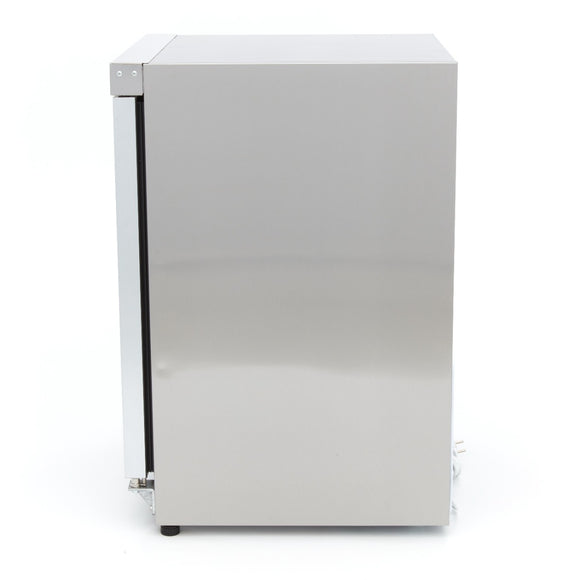 Frigider inox cu usa sticla, 08 C, 200 Litri