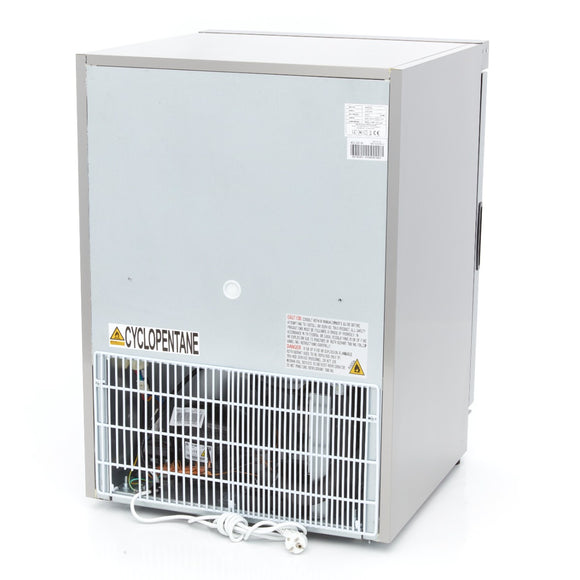 Frigider inox cu usa sticla, 08 C, 200 Litri