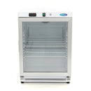 Frigider cu usa sticla, 08 C, 200 Litri, alb
