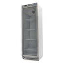 Frigider cu usa sticla, 08 C, 400 Litri, alb
