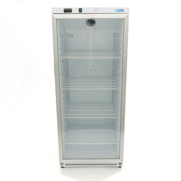 Frigider cu usa sticla, 08 C, 600 Litri, alb
