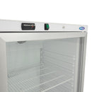 Frigider cu usa sticla, 08 C, 600 Litri, alb