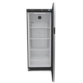 Frigider cu usa sticla, 08 C, 600 Litri, negru