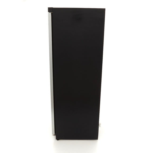 Frigider cu usa sticla, 08 C, 600 Litri, negru