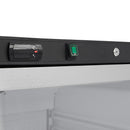 Frigider cu usa sticla, 08 C, 600 Litri, negru
