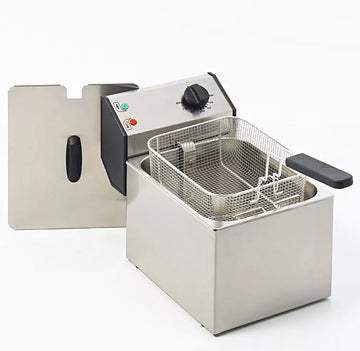Friteaza electrica cu 1 cuva de 8L, 3.4kW, 230 V Friteaza electrica cu 1 cuva