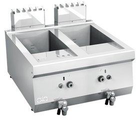 Friteuza 88Lt., alim. gaz, cu robinet evacuare, 6,46,4 kW, ATA - Italia