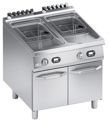 Friteuza electrica cu doua cuve 2020 Litri - comenzi digitale, 36 kW
