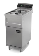 Friteuza electrica 12 Litri, baza cu dulap inchis, 6 kW