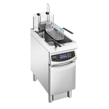 Friteuza electrica programabila, 25 Litri, 2 cosuri cu lift automat, afisaj touch screen, 20 kW