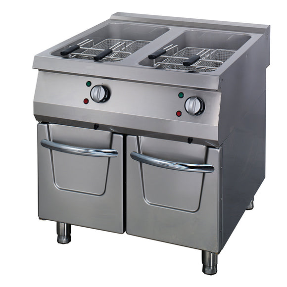 Friteuza electrica, 2x22L, 90cm, 2 cosuri, 380V, 36kW