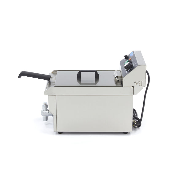 Friteuza electrica de banc, 10L, 1 cos, 230V, 3kW