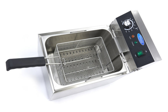 Friteuza electrica de banc, 11L, 1 cos, 230V, 3kW