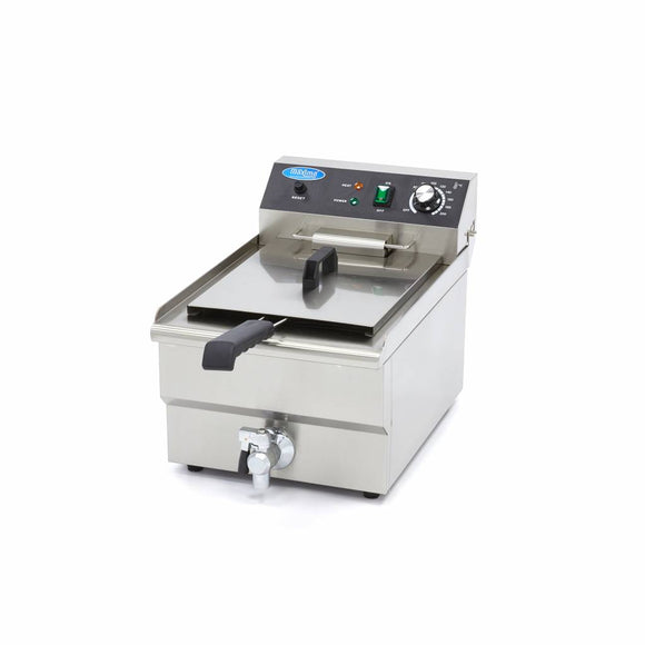 Friteuza electrica de banc, 16L, 1 cos, 230V, 3kW