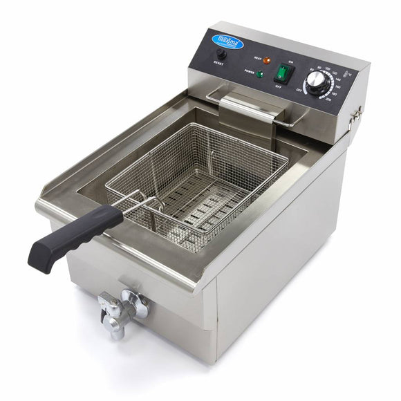 Friteuza electrica de banc, 16L, 1 cos, 230V, 3kW