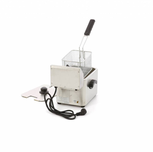 Friteuza electrica de banc, 4L, 1 cos, 230V, 2,5kW