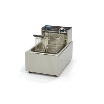 Friteuza electrica de banc, 6L, 1 cos, 230V, 2,5kW