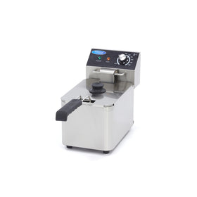 Friteuza electrica de banc, 8L, 1 cos, 230V, 2,5kW