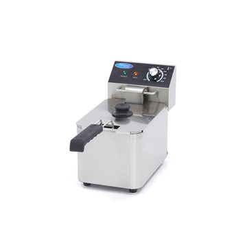 Friteuza electrica de banc, 8L, 1 cos, 230V, 2,5kW