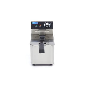 Friteuza electrica de banc, 8L, 1 cos, 230V, 2,5kW