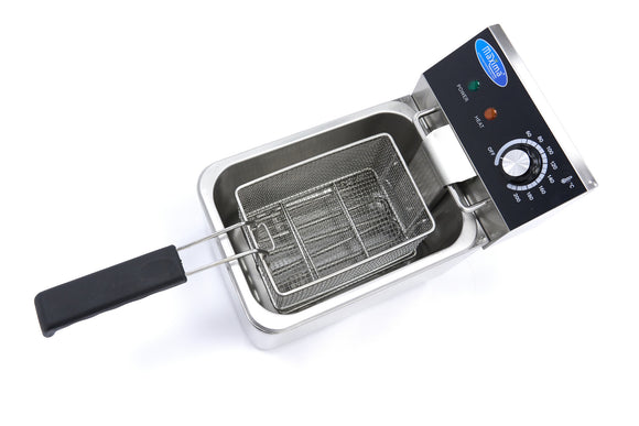 Friteuza electrica de banc, 8L, 1 cos, 230V, 2,5kW