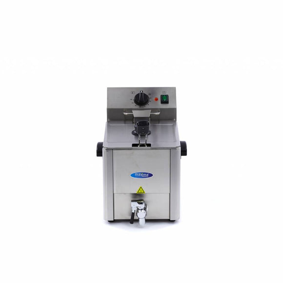 Friteuza electrica de banc, 8L, 1 cos, 230V, 3,25kW Poti prajii pana la 15