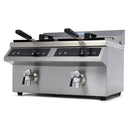 Friteuza cu inductie de banc, 2x8L, 2x3.5 kW