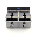 Friteuza cu inductie de banc, 2x8L, 2x3.5 kW