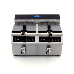 Friteuza cu inductie de banc, 2x8L, 2x3.5 kW