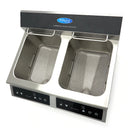 Friteuza cu inductie de banc, 2x8L, 2x3.5 kW